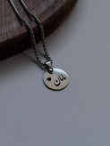 گردنبند دایره ای ( مامان بابا)